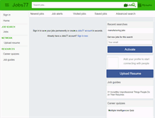 Tablet Screenshot of manufacturingjobs77.com